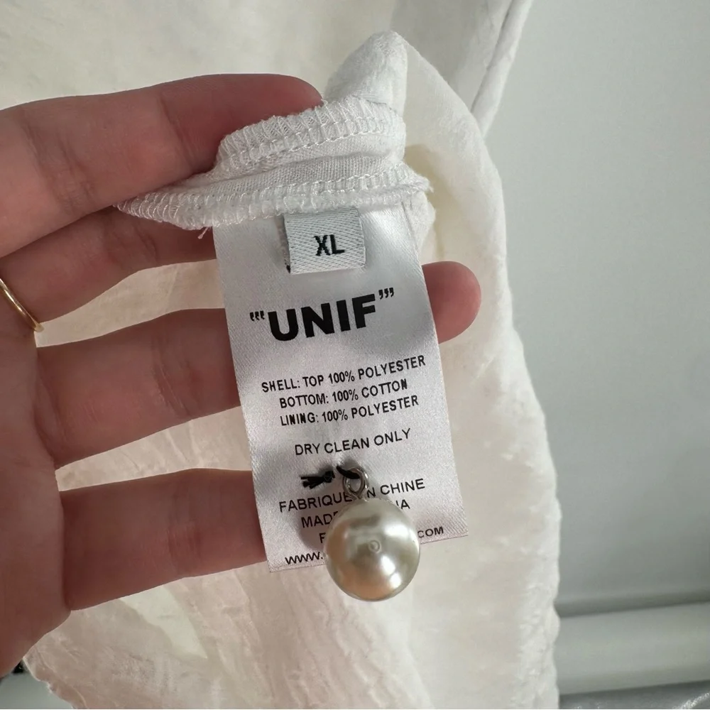 New! UNIF Clubhouse Two Tone Maxi Vintage Style 90s Y2K Dress Size XL - Picture 7 of 9